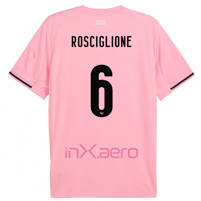 Danxen Damen Davide Rosciglione #6 Pink Schwarz Heimtrikot Trikot 2025/26 T-Shirt Österreich