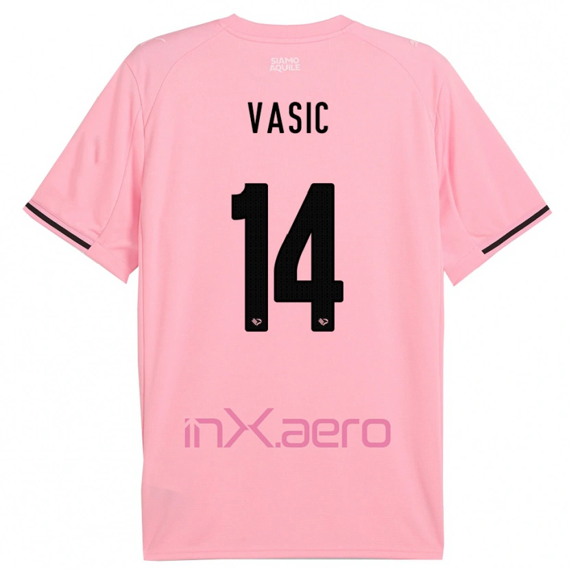 Danxen Damen Aljosa Vasic #14 Pink Schwarz Heimtrikot Trikot 2025/26 T-Shirt Österreich