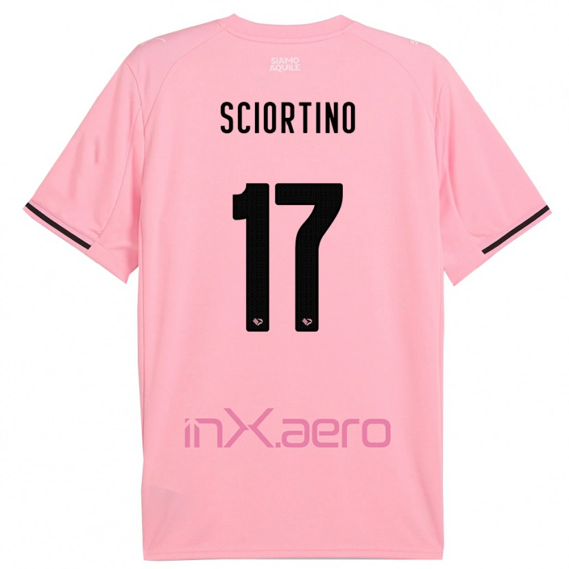 Danxen Damen Riccardo Sciortino #17 Pink Schwarz Heimtrikot Trikot 2025/26 T-Shirt Österreich