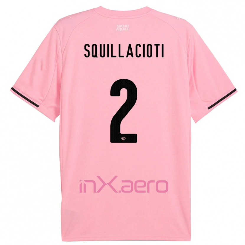 Danxen Damen Salvatore Squillacioti #2 Pink Schwarz Heimtrikot Trikot 2025/26 T-Shirt Österreich