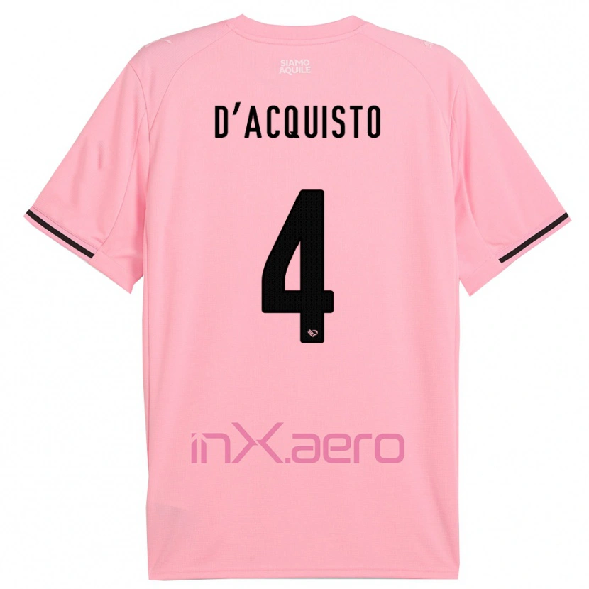 Danxen Damen Giovanni D'acquisto #4 Pink Schwarz Heimtrikot Trikot 2025/26 T-Shirt Österreich