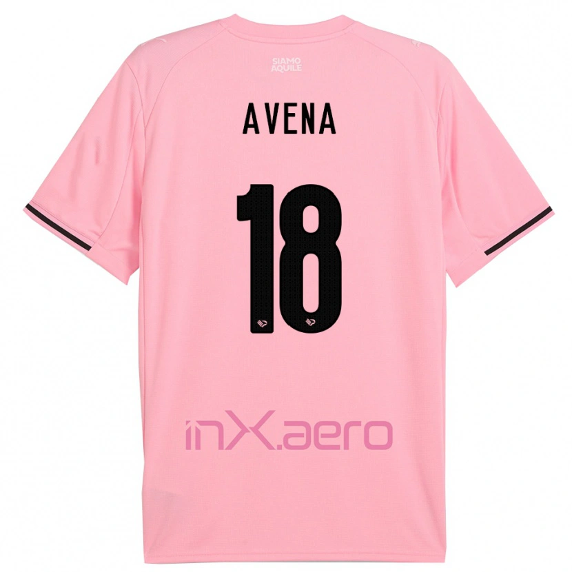 Danxen Damen Pietro Avena #18 Pink Schwarz Heimtrikot Trikot 2025/26 T-Shirt Österreich
