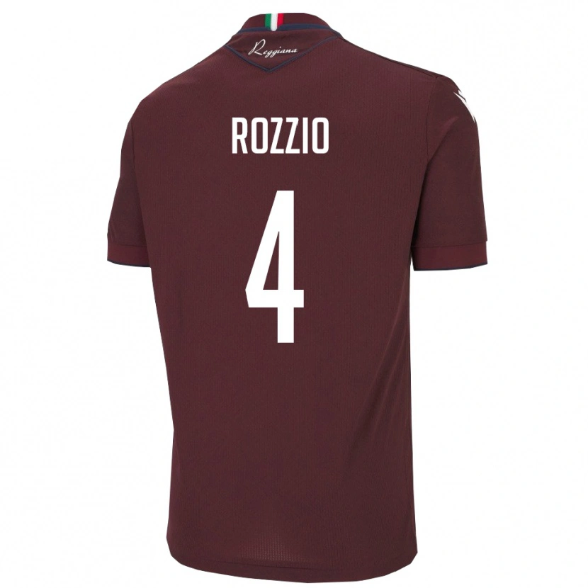 Danxen Damen Paolo Rozzio #4 Burgund Weiß Heimtrikot Trikot 2025/26 T-Shirt Österreich