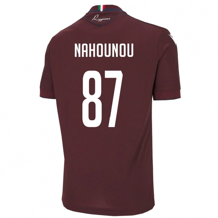 Danxen Damen Yannis Nahounou #87 Burgund Weiß Heimtrikot Trikot 2025/26 T-Shirt Österreich