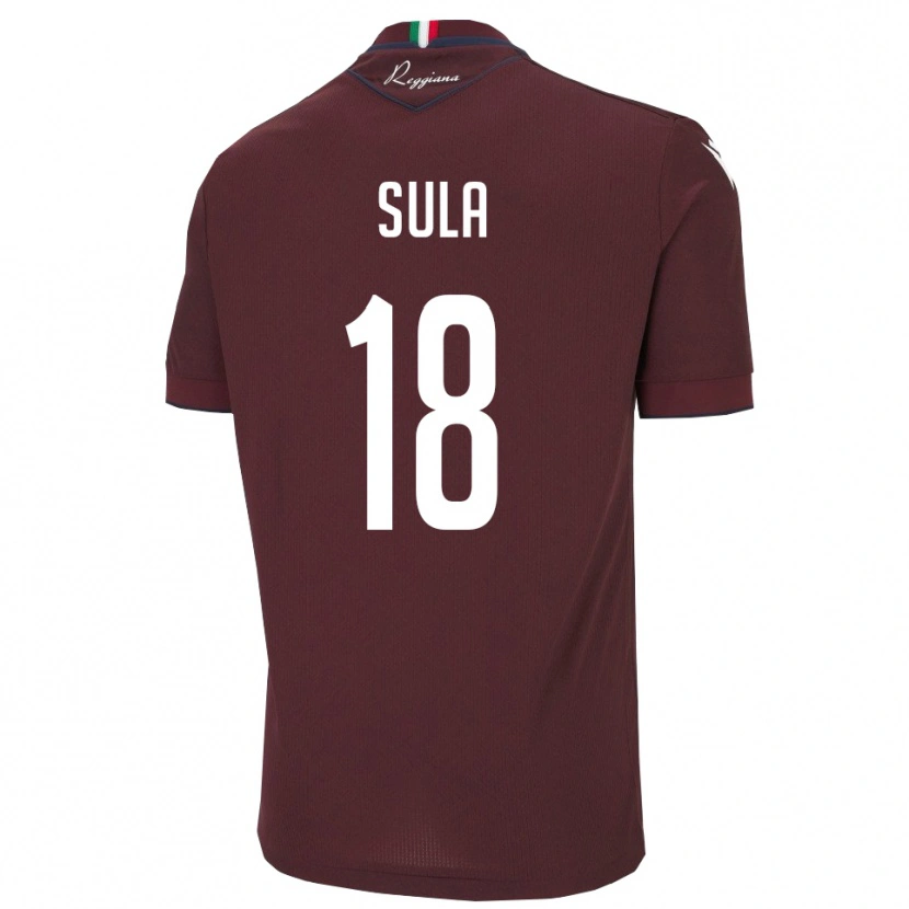 Danxen Damen Joel Sula #18 Burgund Weiß Heimtrikot Trikot 2025/26 T-Shirt Österreich