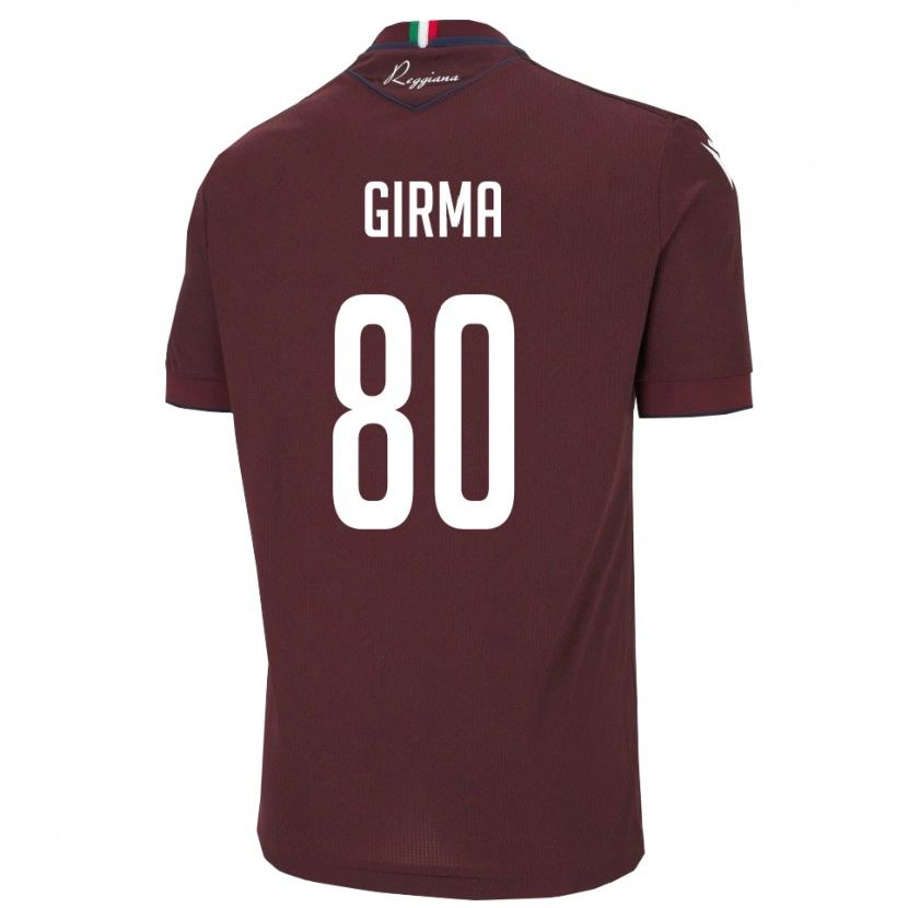 Danxen Damen Natan Girma #80 Burgund Weiß Heimtrikot Trikot 2025/26 T-Shirt Österreich