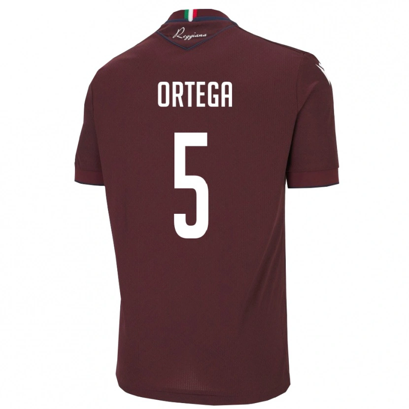 Danxen Damen Jean Paulo Cardona Ortega #5 Burgund Weiß Heimtrikot Trikot 2025/26 T-Shirt Österreich