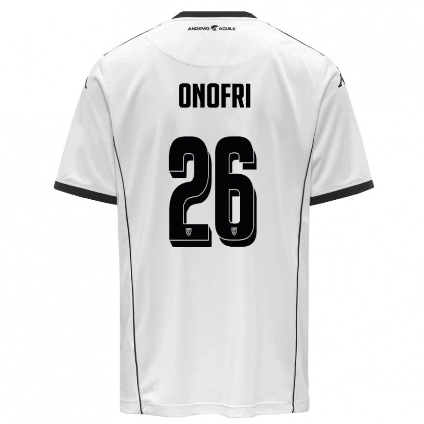 Danxen Damen Matteo Onofri #26 Weiß Schwarz Heimtrikot Trikot 2025/26 T-Shirt Österreich