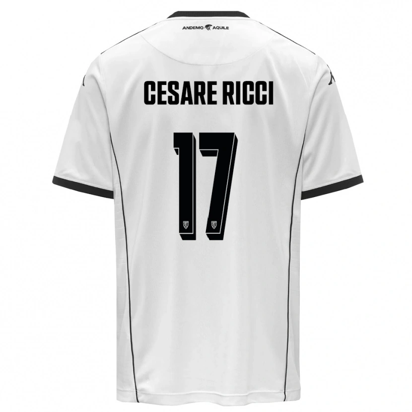Danxen Damen Elia Cesare Ricci #17 Weiß Schwarz Heimtrikot Trikot 2025/26 T-Shirt Österreich