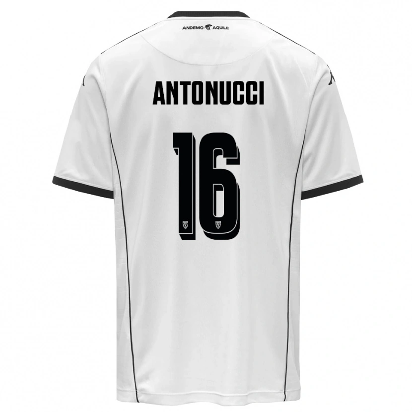 Danxen Damen Mirko Antonucci #16 Weiß Schwarz Heimtrikot Trikot 2025/26 T-Shirt Österreich