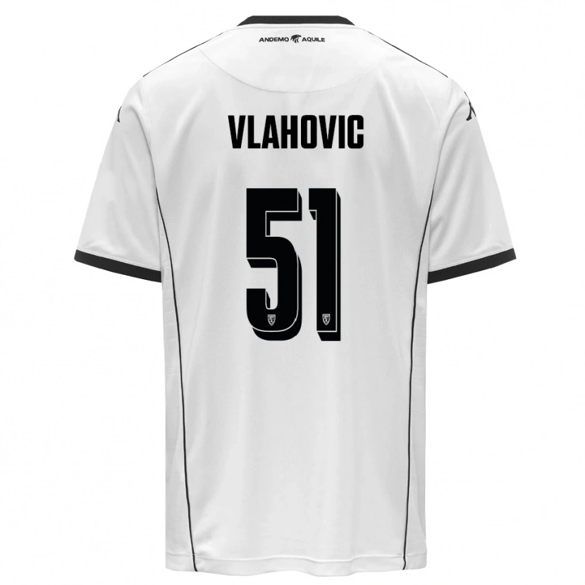 Danxen Damen Vanja Vlahović #51 Weiß Schwarz Heimtrikot Trikot 2025/26 T-Shirt Österreich