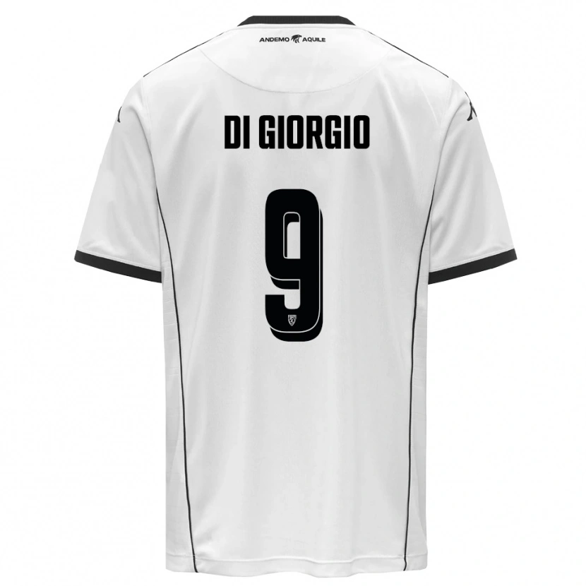 Danxen Damen Riccardo Di Giorgio #9 Weiß Schwarz Heimtrikot Trikot 2025/26 T-Shirt Österreich