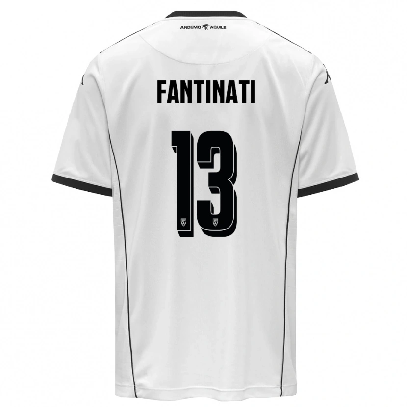 Danxen Damen Christian Fantinati #13 Weiß Schwarz Heimtrikot Trikot 2025/26 T-Shirt Österreich