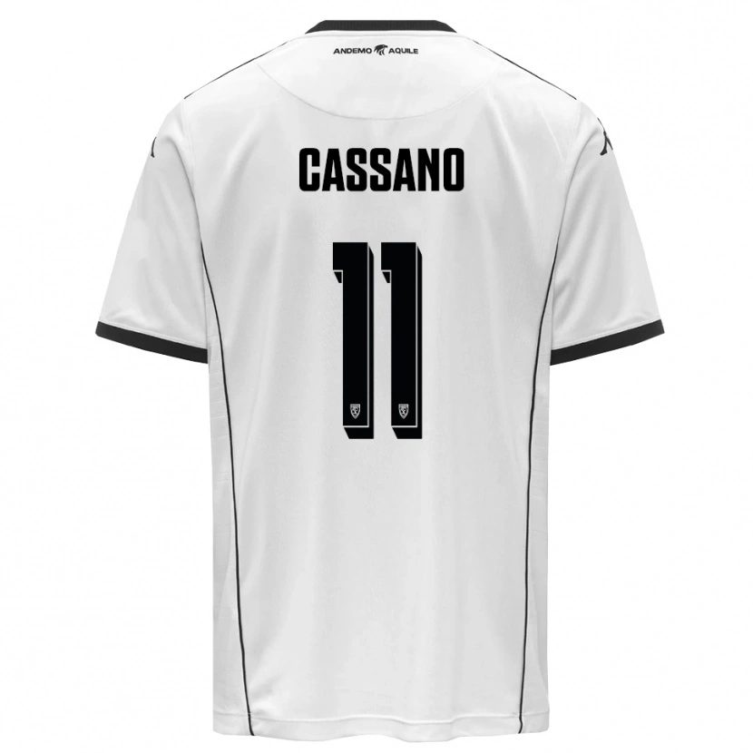 Danxen Damen Armando Cassano #11 Weiß Schwarz Heimtrikot Trikot 2025/26 T-Shirt Österreich
