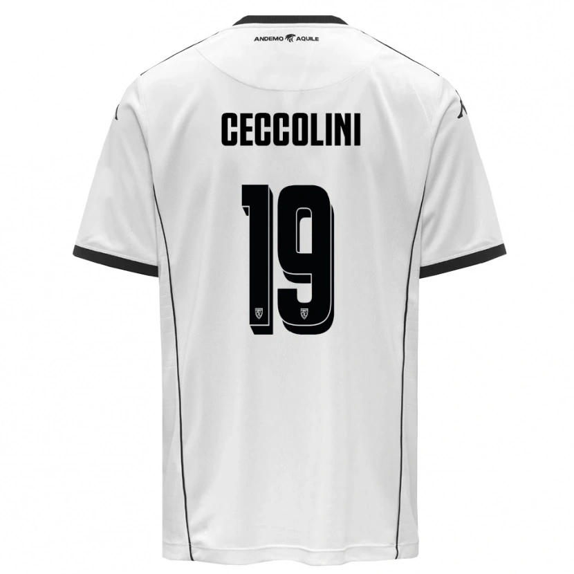 Danxen Damen Jacopo Ceccolini #19 Weiß Schwarz Heimtrikot Trikot 2025/26 T-Shirt Österreich