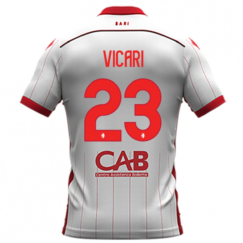 Danxen Damen Francesco Vicari #23 Weiß Rot Heimtrikot Trikot 2025/26 T-Shirt Österreich