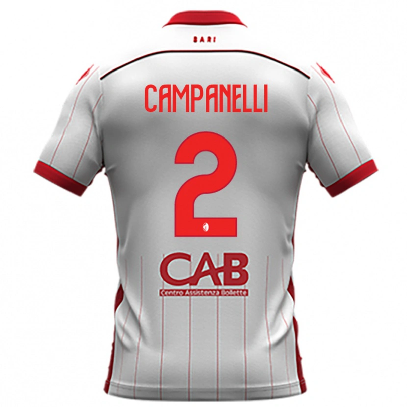 Danxen Damen Alessio Campanelli #2 Weiß Rot Heimtrikot Trikot 2025/26 T-Shirt Österreich
