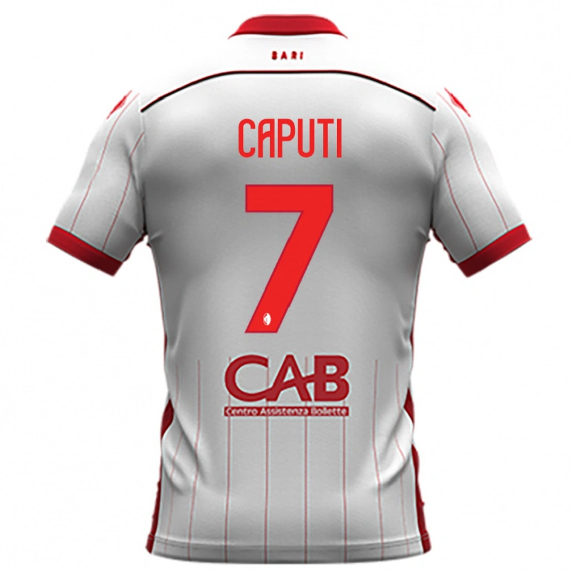 Danxen Damen Christian Caputi #7 Weiß Rot Heimtrikot Trikot 2025/26 T-Shirt Österreich