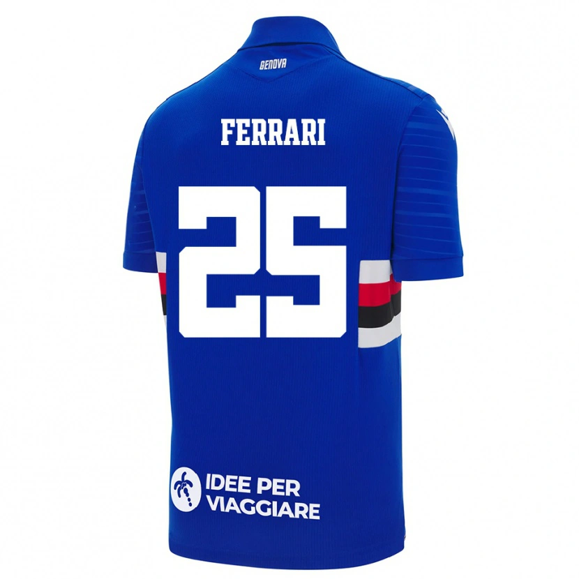 Danxen Damen Alex Ferrari #25 Blau Weiß Heimtrikot Trikot 2025/26 T-Shirt Österreich