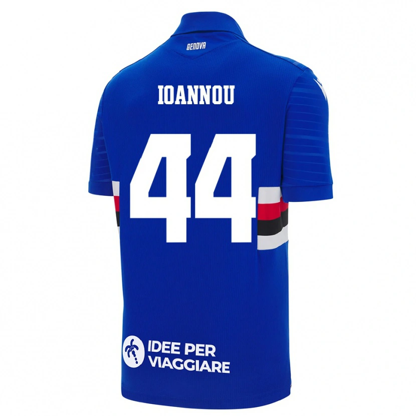 Danxen Damen Nikolas Ioannou #44 Blau Weiß Heimtrikot Trikot 2025/26 T-Shirt Österreich