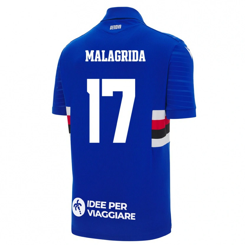 Danxen Damen Lorenzo Malagrida #17 Blau Weiß Heimtrikot Trikot 2025/26 T-Shirt Österreich