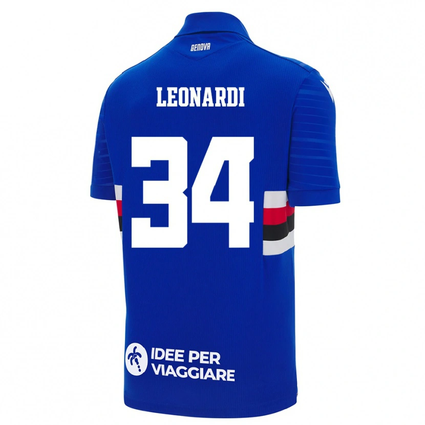 Danxen Damen Simone Leonardi #34 Blau Weiß Heimtrikot Trikot 2025/26 T-Shirt Österreich
