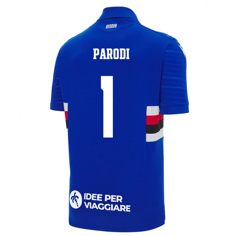 Danxen Damen Alessio Parodi #1 Blau Weiß Heimtrikot Trikot 2025/26 T-Shirt Österreich