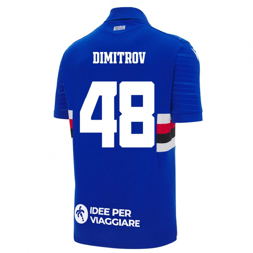 Danxen Damen Martin Dimitrov #48 Blau Weiß Heimtrikot Trikot 2025/26 T-Shirt Österreich