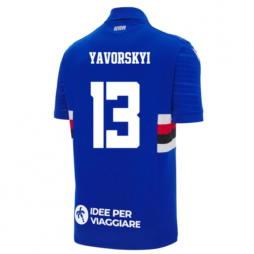 Danxen Damen Vladyslav Yavorskyi #13 Blau Weiß Heimtrikot Trikot 2025/26 T-Shirt Österreich
