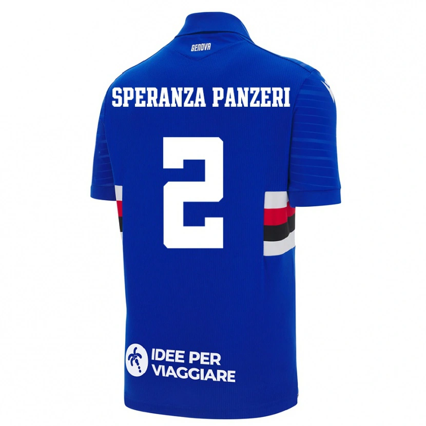 Danxen Damen Vanessa Speranza Panzeri #2 Blau Weiß Heimtrikot Trikot 2025/26 T-Shirt Österreich