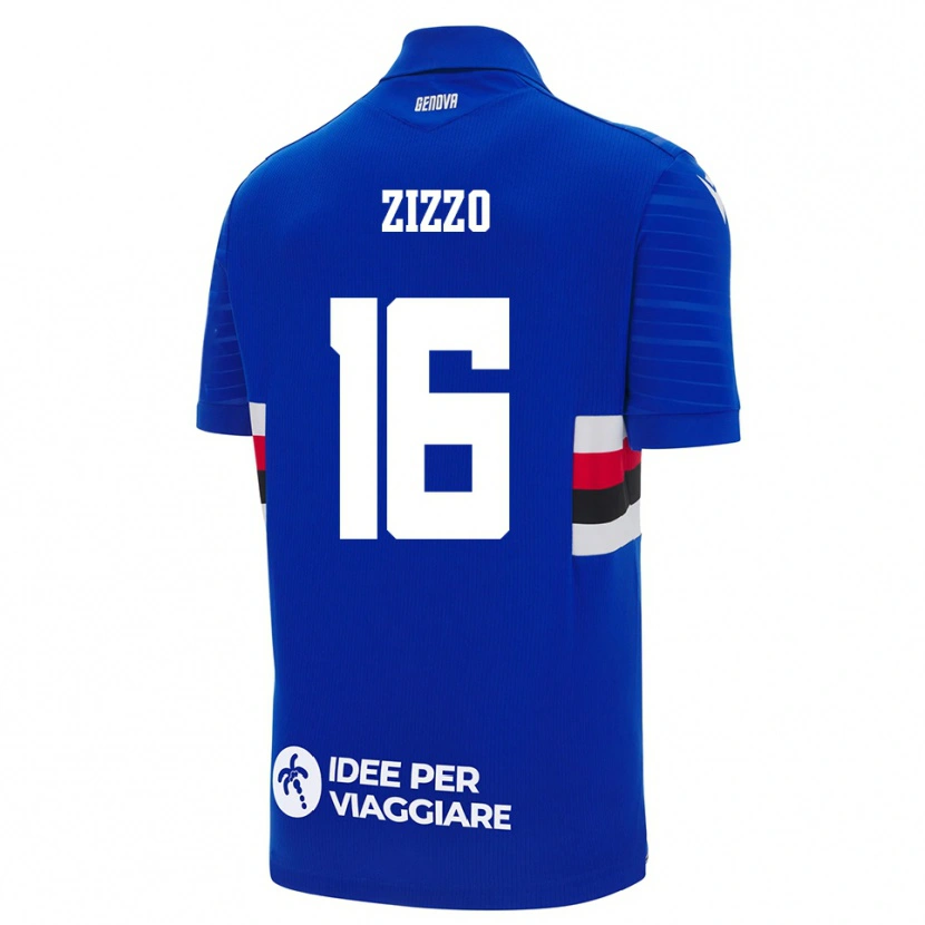 Danxen Damen Vincenzo Zizzo #16 Blau Weiß Heimtrikot Trikot 2025/26 T-Shirt Österreich