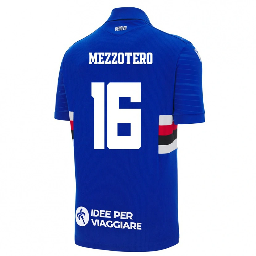 Danxen Damen Lorenzo Mezzotero #16 Blau Weiß Heimtrikot Trikot 2025/26 T-Shirt Österreich