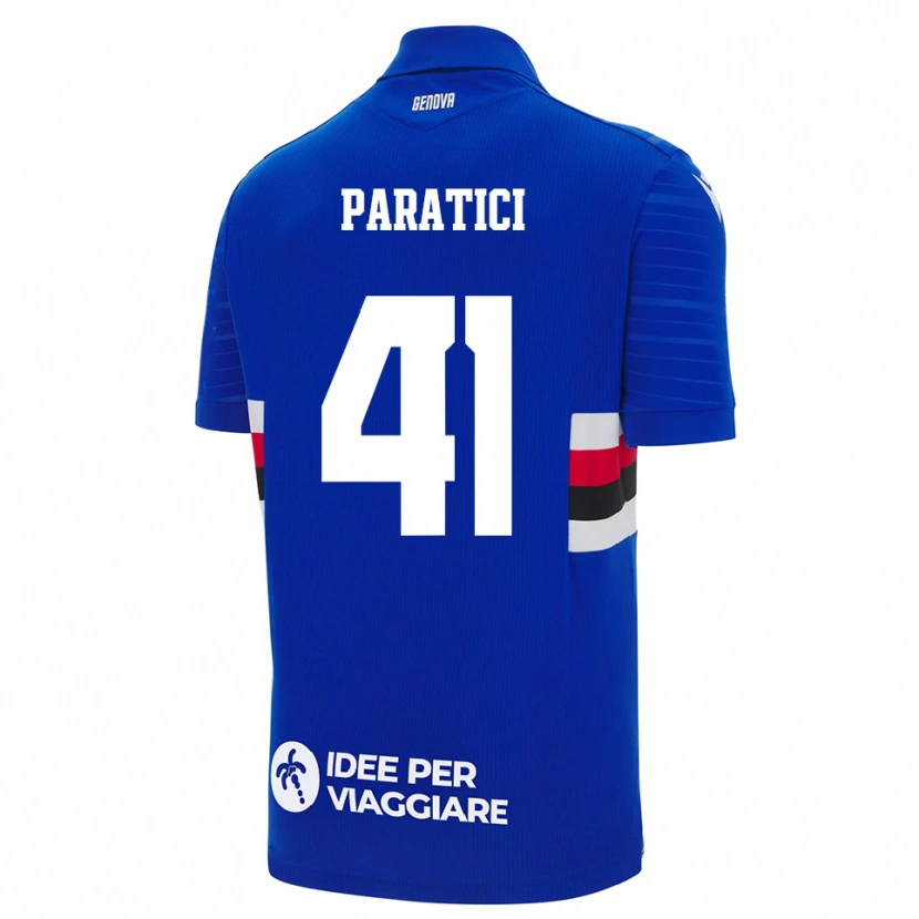 Danxen Damen Lorenzo Paratici #41 Blau Weiß Heimtrikot Trikot 2025/26 T-Shirt Österreich