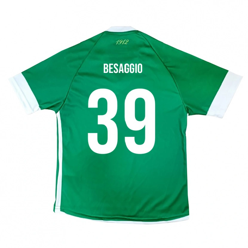 Danxen Damen Michele Besaggio #39 Grün Weiß Heimtrikot Trikot 2025/26 T-Shirt Österreich