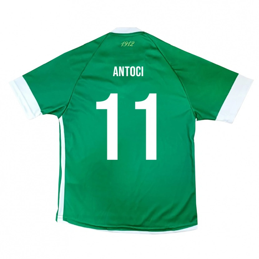 Danxen Damen Matteo Antoci #11 Grün Weiß Heimtrikot Trikot 2025/26 T-Shirt Österreich