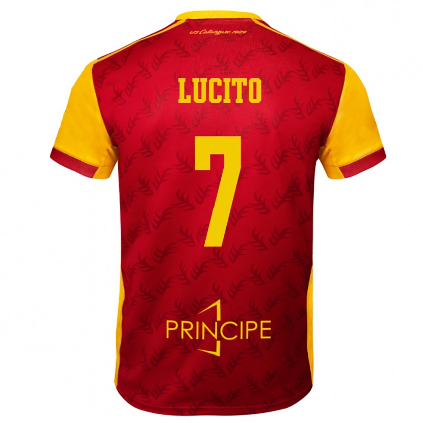 Danxen Damen Adriano Lucito #7 Gelb Rot Heimtrikot Trikot 2025/26 T-Shirt Österreich