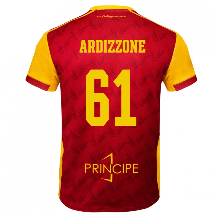 Danxen Damen Simone Ardizzone #61 Gelb Rot Heimtrikot Trikot 2025/26 T-Shirt Österreich