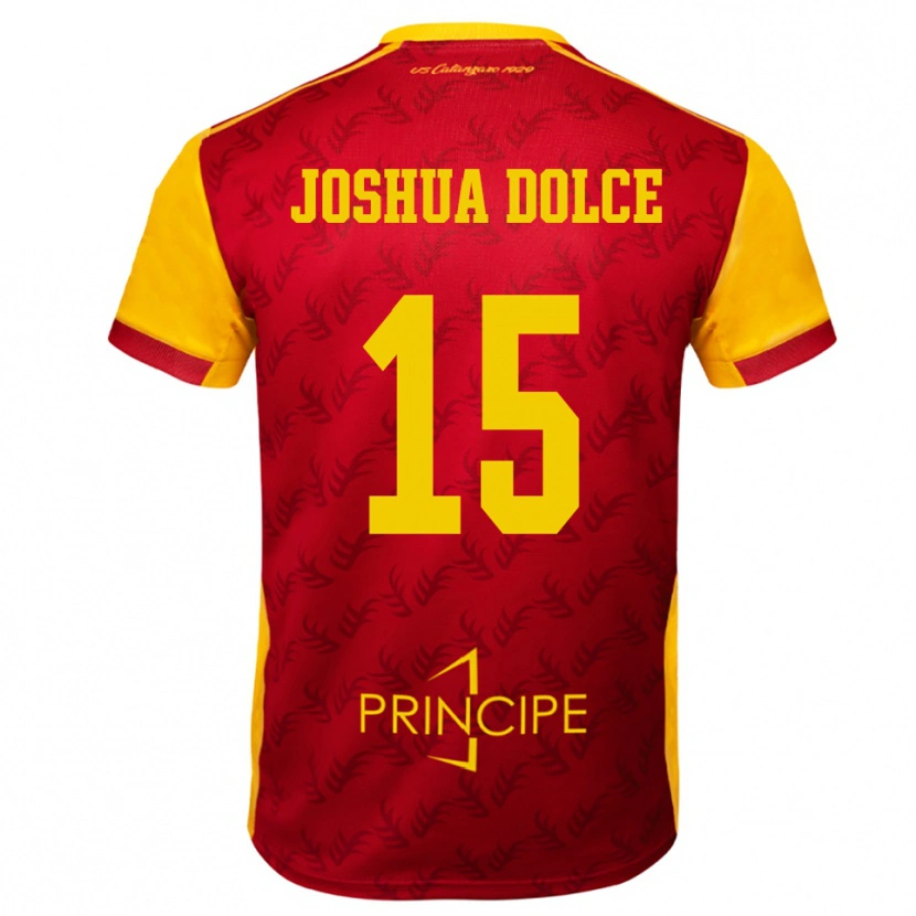 Danxen Damen Dave Joshua Dolce #15 Gelb Rot Heimtrikot Trikot 2025/26 T-Shirt Österreich