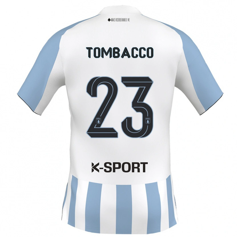 Danxen Damen Federico Tombacco #23 Weiß Himmelblau Heimtrikot Trikot 2025/26 T-Shirt Österreich