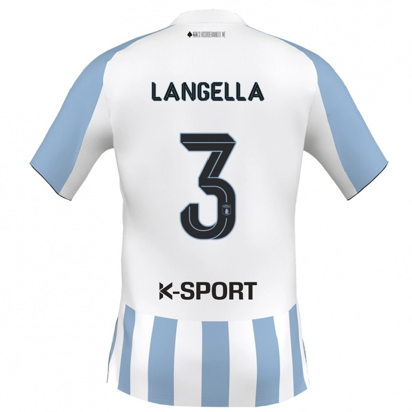 Danxen Damen Matteo Langella #3 Weiß Himmelblau Heimtrikot Trikot 2025/26 T-Shirt Österreich