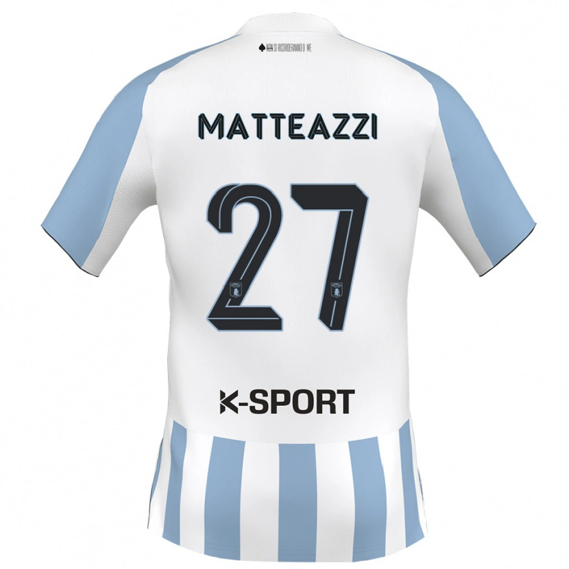 Danxen Damen Ernesto Matteazzi #27 Weiß Himmelblau Heimtrikot Trikot 2025/26 T-Shirt Österreich