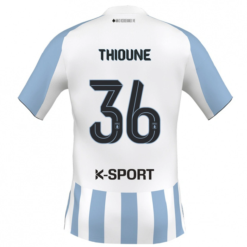 Danxen Damen Alioune Thioune #36 Weiß Himmelblau Heimtrikot Trikot 2025/26 T-Shirt Österreich