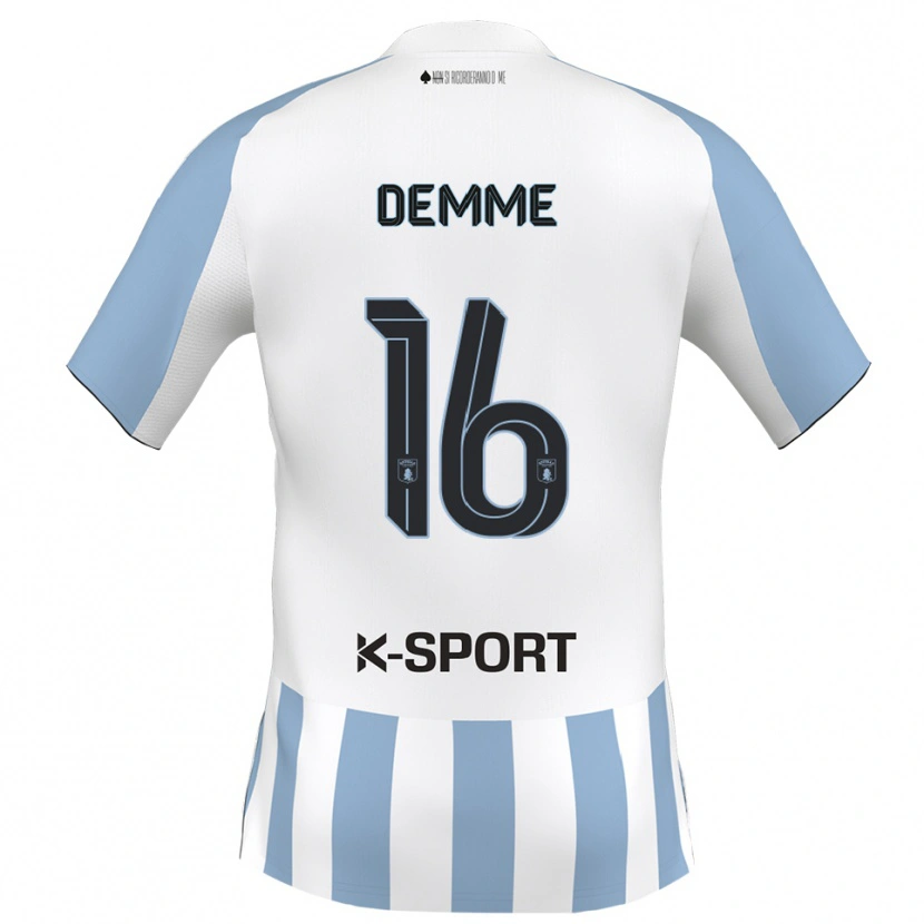 Danxen Damen Maurizio Demme #16 Weiß Himmelblau Heimtrikot Trikot 2025/26 T-Shirt Österreich