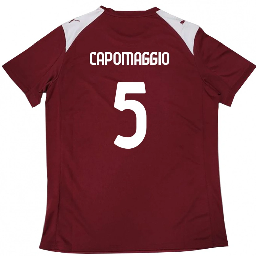 Danxen Damen Galo Capomaggio #5 Burgunderrot Weiß Heimtrikot Trikot 2025/26 T-Shirt Österreich