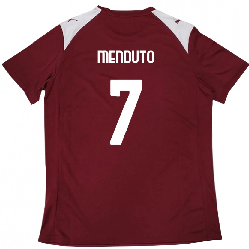 Danxen Damen Walter Menduto #7 Burgunderrot Weiß Heimtrikot Trikot 2025/26 T-Shirt Österreich