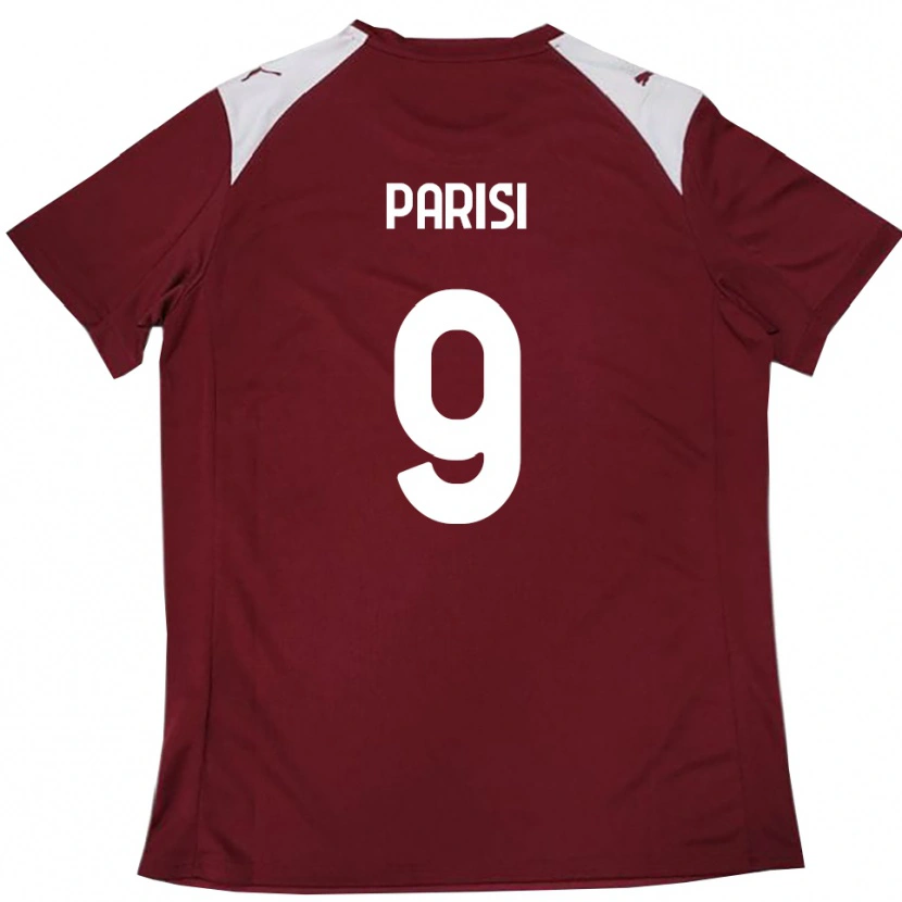 Danxen Damen Raffaele Parisi #9 Burgunderrot Weiß Heimtrikot Trikot 2025/26 T-Shirt Österreich
