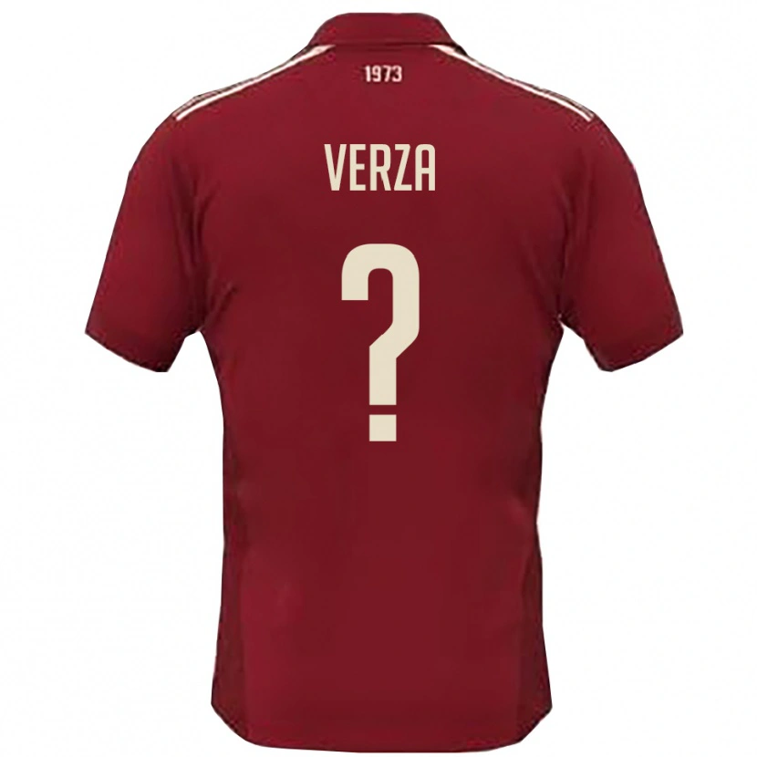 Danxen Damen Leonardo Verza #0 Burgunderrot Weiß Heimtrikot Trikot 2025/26 T-Shirt Österreich