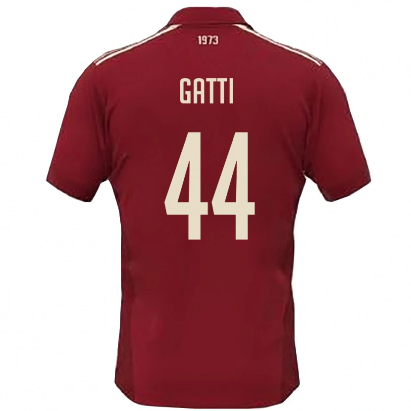 Danxen Damen Riccardo Gatti #44 Burgunderrot Weiß Heimtrikot Trikot 2025/26 T-Shirt Österreich