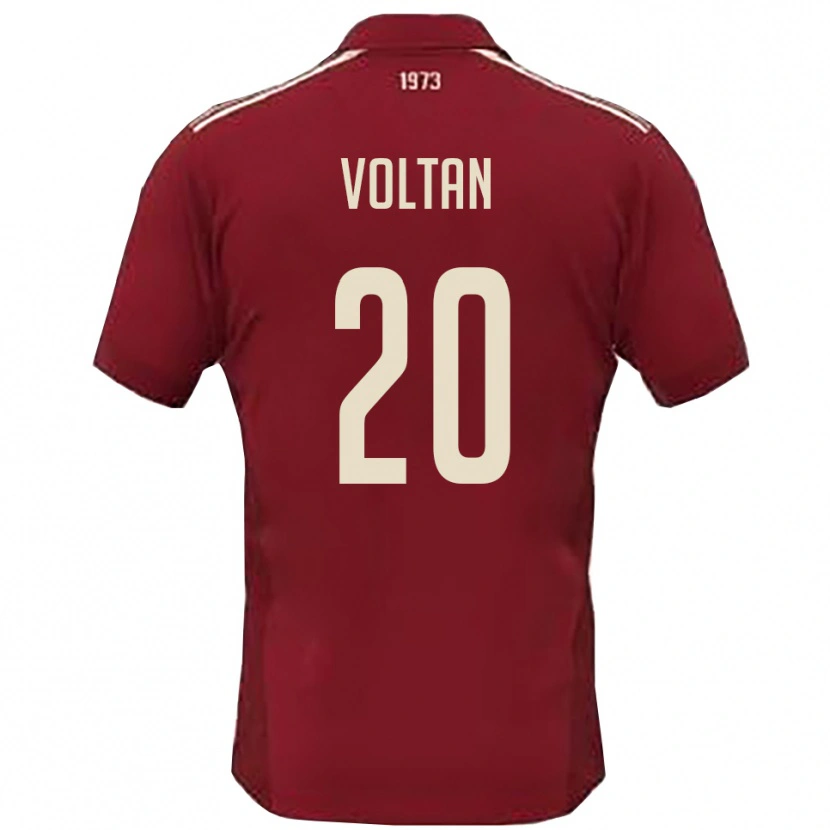Danxen Damen Davide Voltan #20 Burgunderrot Weiß Heimtrikot Trikot 2025/26 T-Shirt Österreich