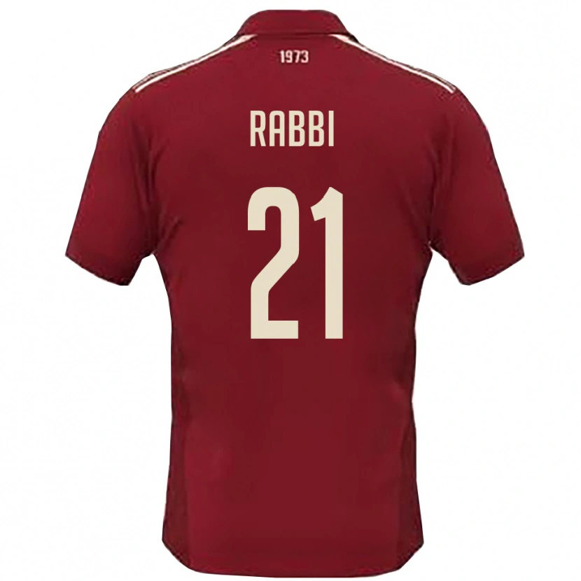 Danxen Damen Simone Rabbi #21 Burgunderrot Weiß Heimtrikot Trikot 2025/26 T-Shirt Österreich